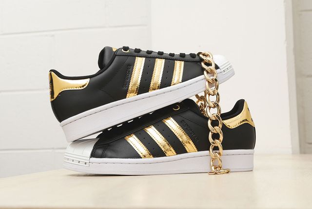 mens adidas superstar gold