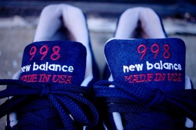 New Balance 998 Navy Burgundy 5
