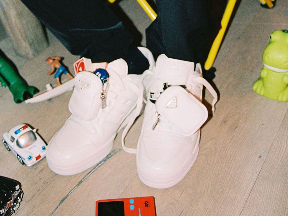 First look: ASAP Rocky unveils the Prada x Adidas Forum sneakers