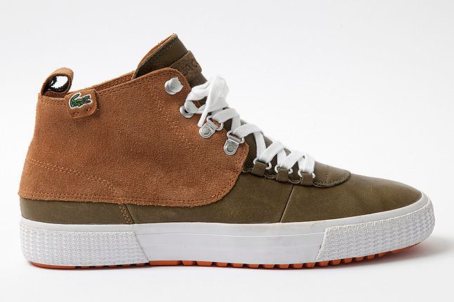 Lacoste Bruton Brown Green Side 1