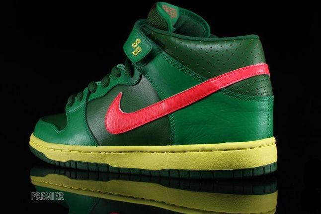 Nikesb Dunk Mid Pro Luck Green 5