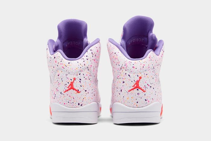 Air Jordan 5 Gs Easter Heels