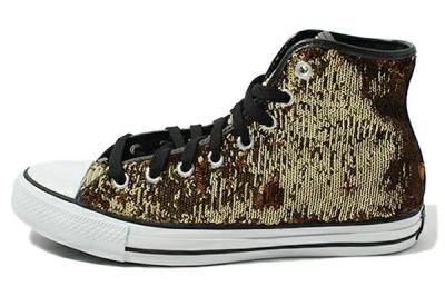 Converse All Star Gold Sequins 1