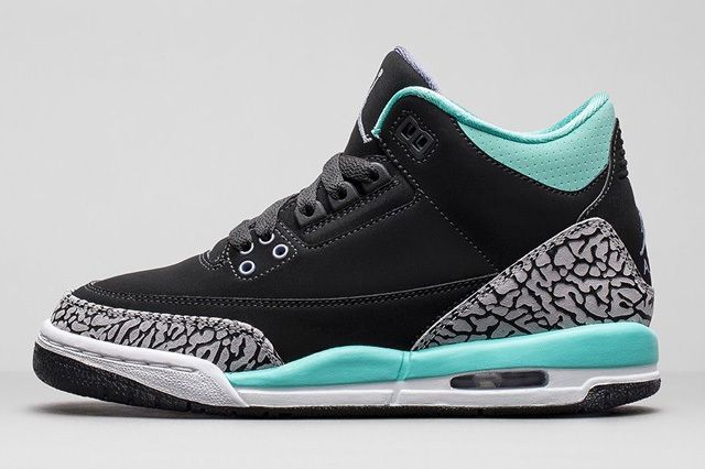 Air Jordan 3 Gs (Bleached Turquoise) - Releases