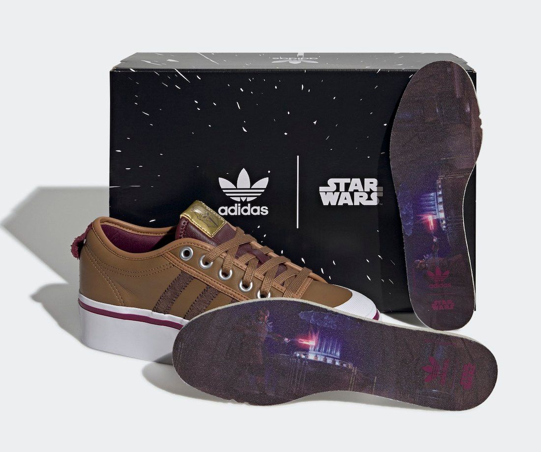 solamente Publicidad Mamá Star Wars x adidas Collection Strengthens with the Nizza 'Beskar Steel' -  Sneaker Freaker