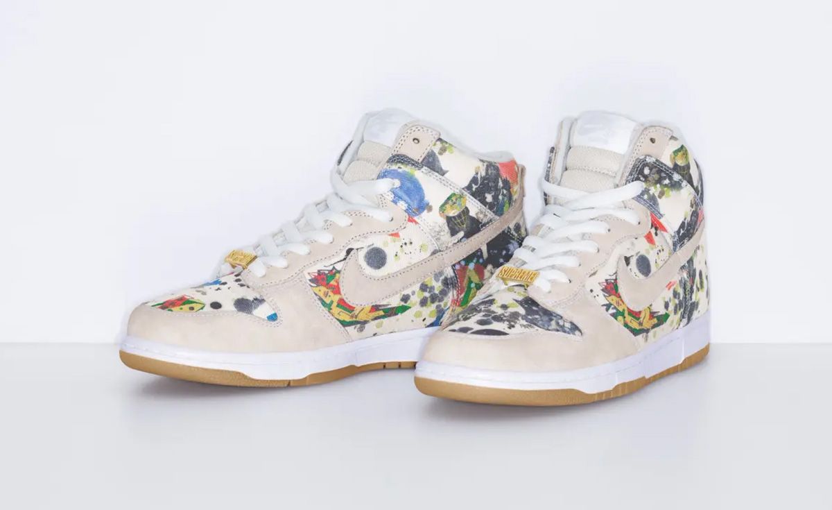 The 2023 Supreme x Nike SB Dunks 'Rammellzee' Releases This Week