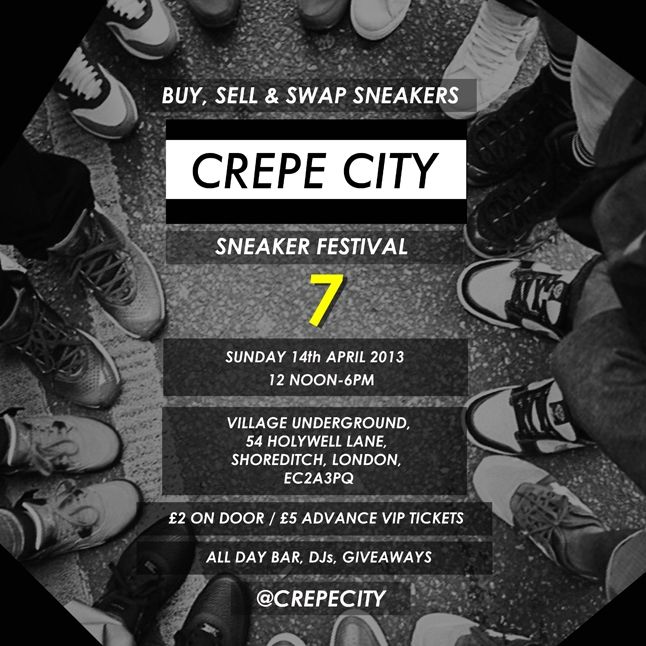 Crepe City 7 Sneaker Festival Flyer 1