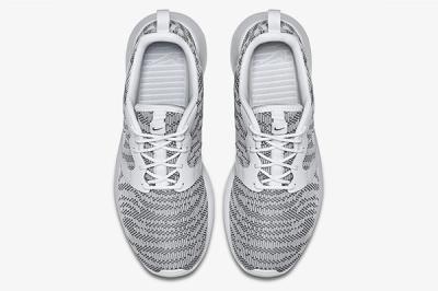 Nike Roshe Run Knit Jacquard White Cool Grey 3