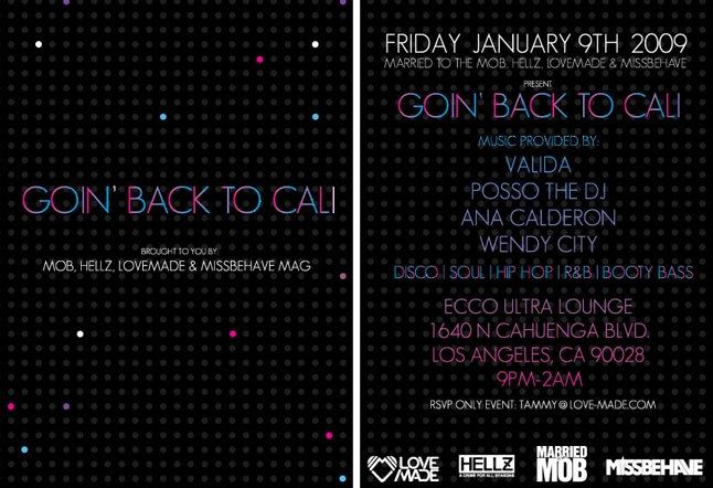 Going Back To Cali 1