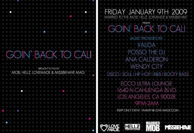 Going Back To Cali 1