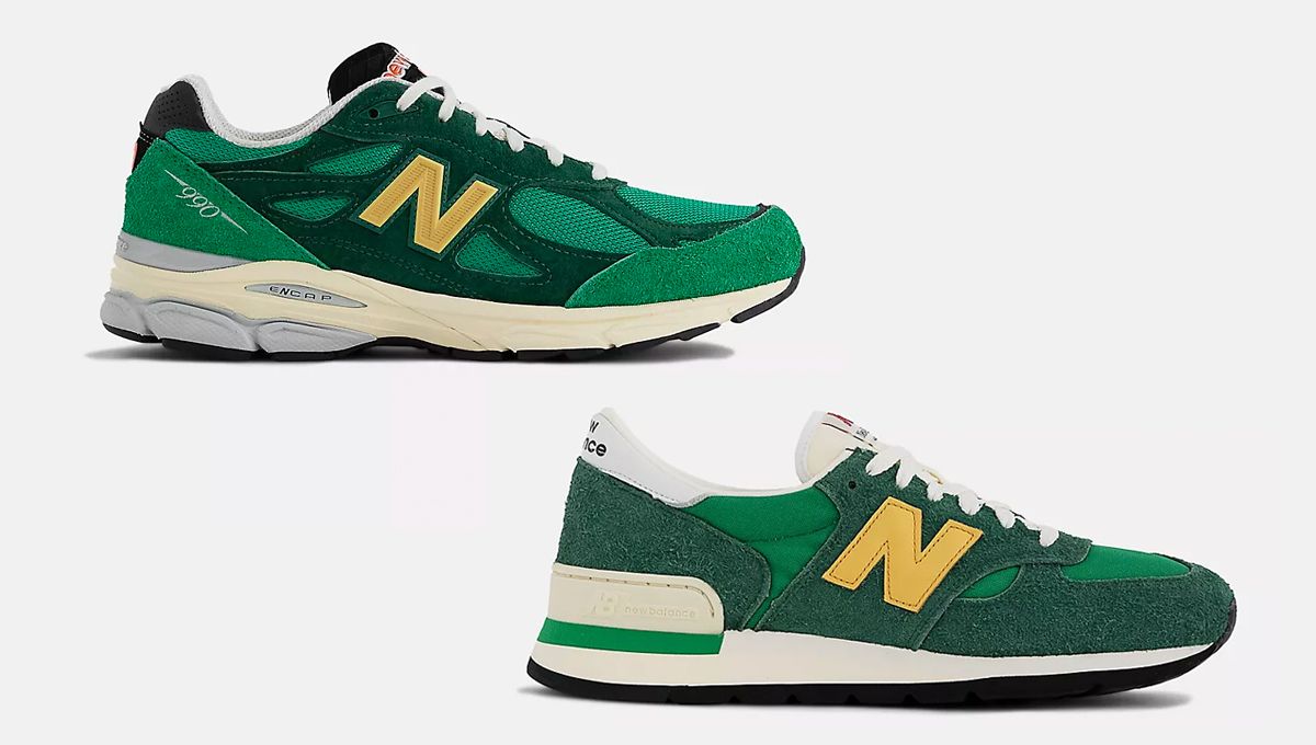 Where to Buy the New Balance Made in USA 990 and 990v3 ‘Green and Gold’