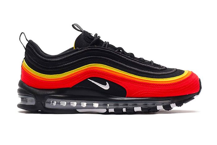 Nike Air Max 97 Chile Red Magma Orange Ct4525 001 Lateral Side Shot