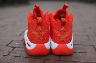 Adidas Crazy 8 Bright Orange Heel