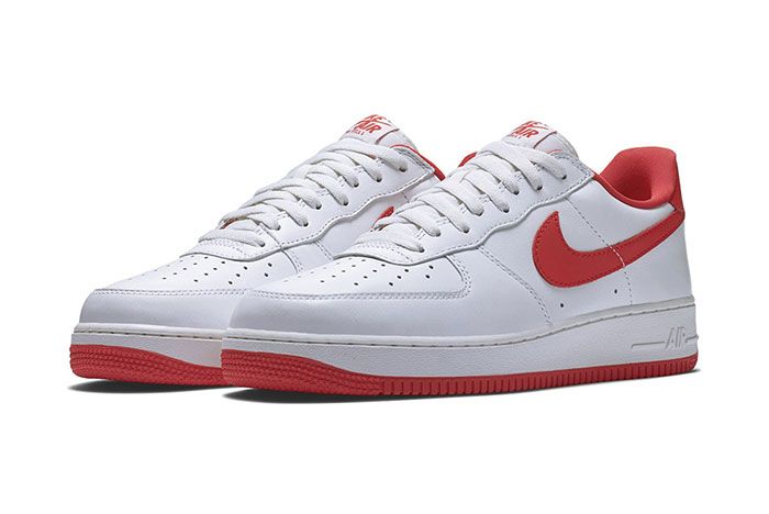 nike air force 1 low) university red qs