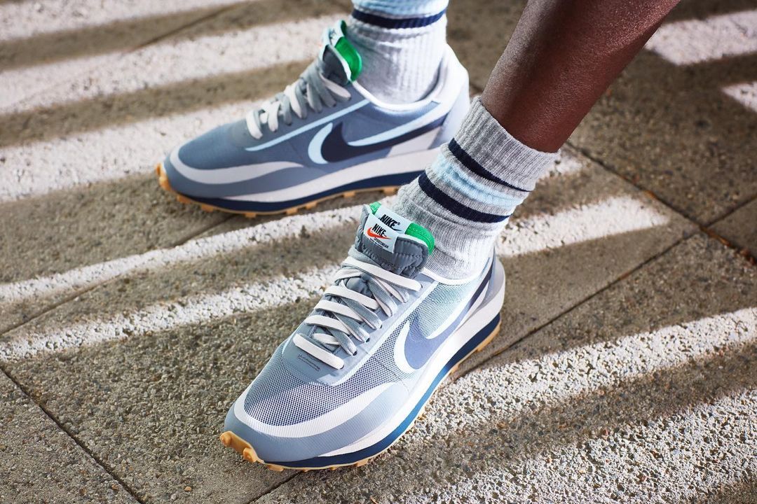 CLOT x sacai x Nike LDWaffle 'Cool Grey'