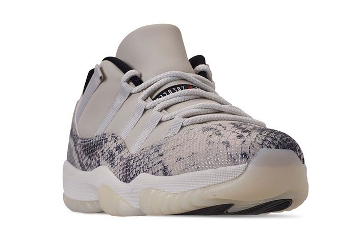 New Release Date: Air Jordan 11 Low 'Light Bone Snakeskin