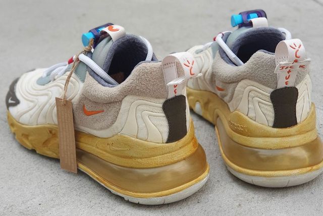 travis scott 270 on feet