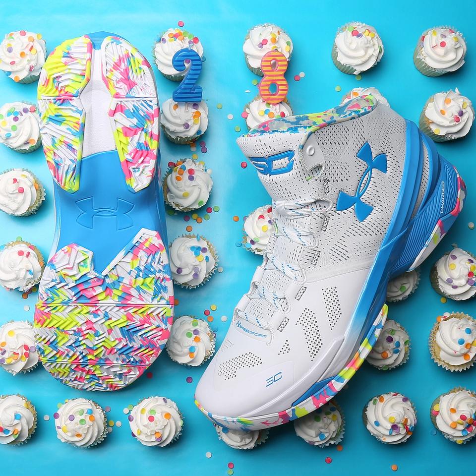 Steph Curry Was Gifted An Under Armour Curry Two Birthday Cake ...