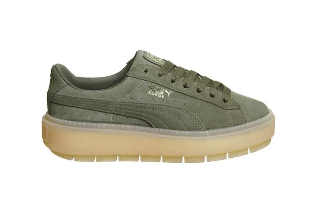puma suede trace platform
