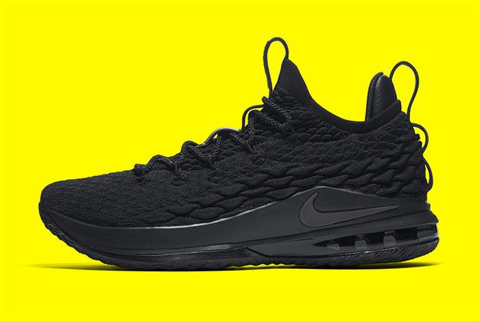 Lebron 15 store black low