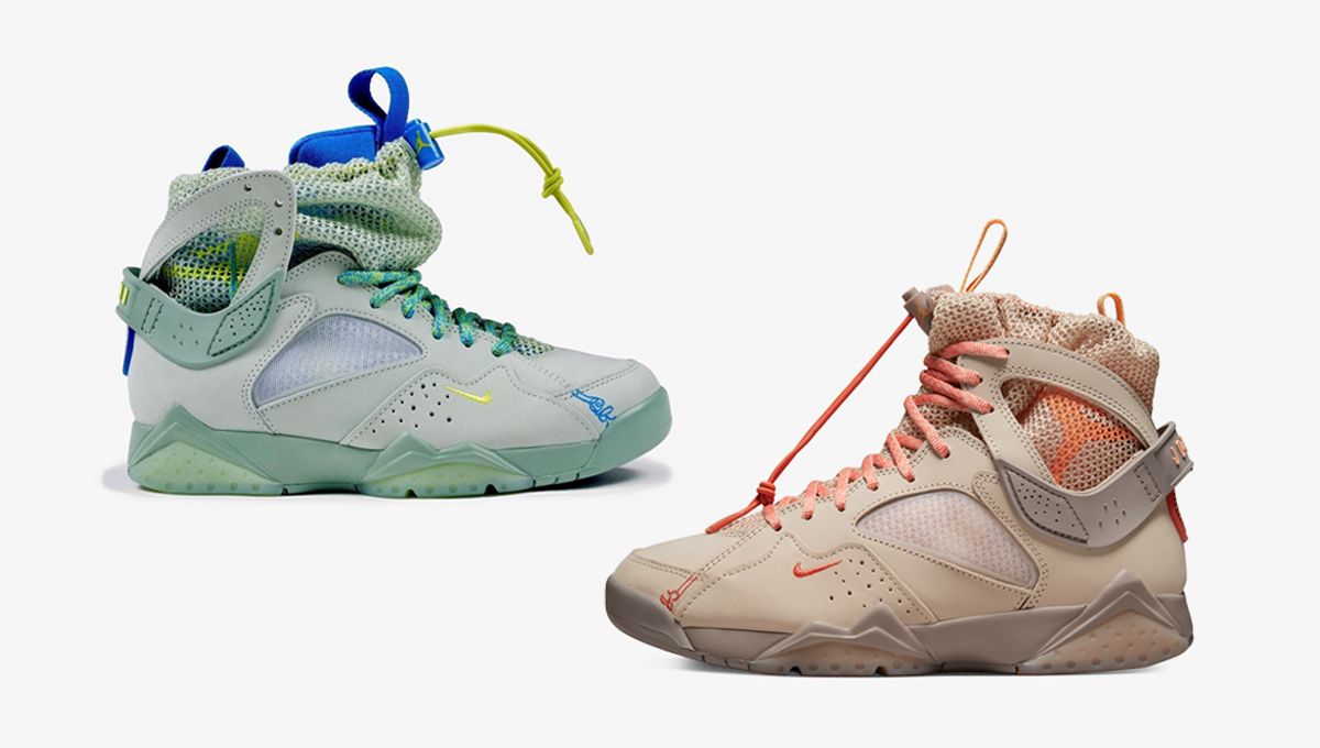 A Second Bephies Beauty Supply x Air Jordan 7 Pops Up in 'Seafoam