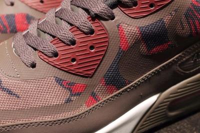 Nike Am90 Prm Tape Red Camo Toe Detail 1