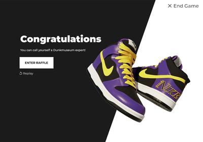 Nike Dunk High EMB 'Lakers' titolo dunk museum 