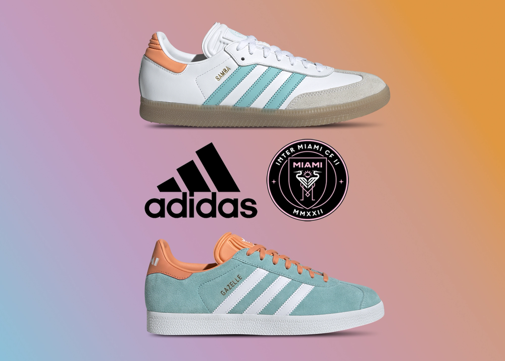 Inter Miami Have a Fresh adidas Gazelle and Samba on the Way Inter Miami Have a Fresh adidas Gazelle and Samba on the Way