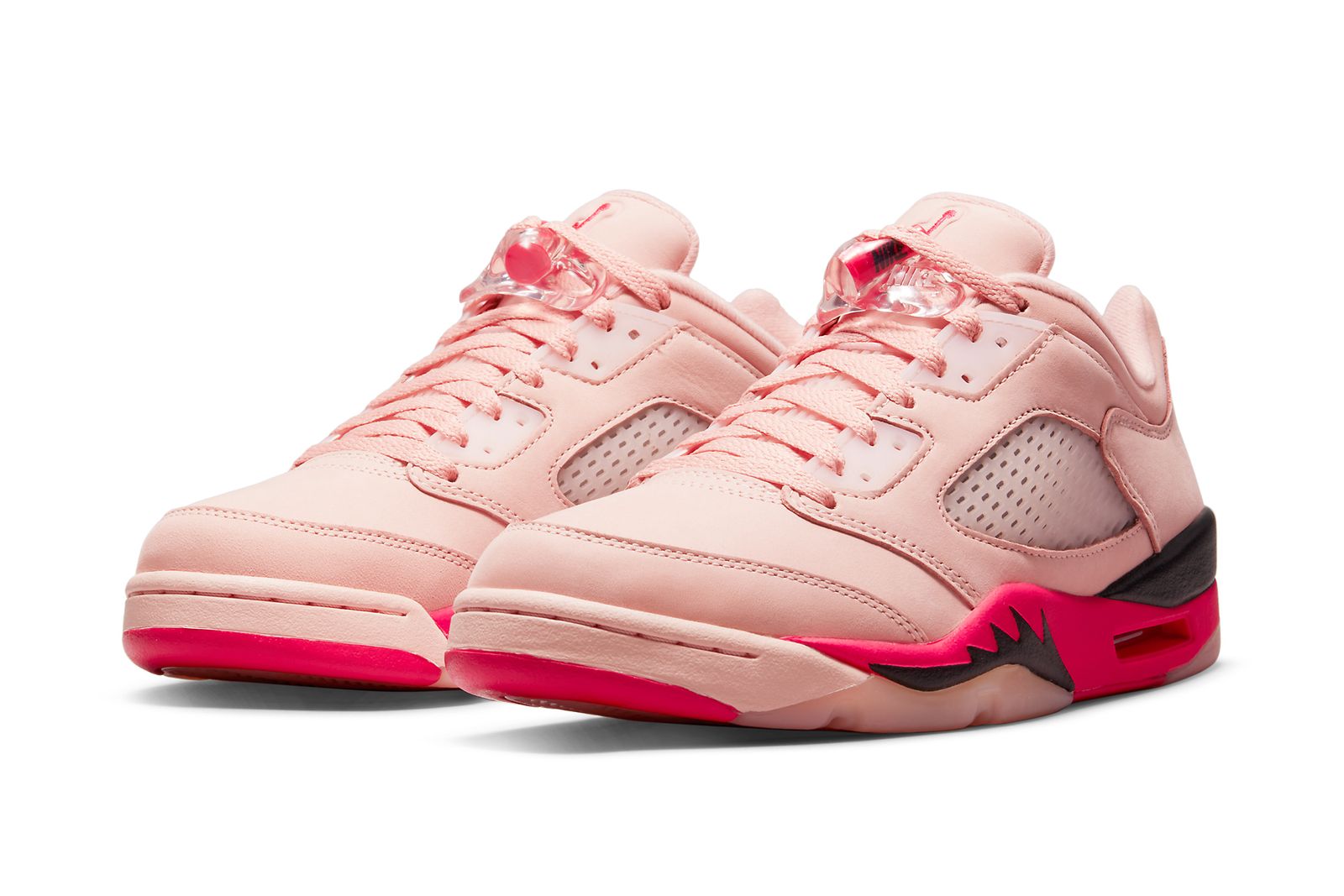 jordan 5 pink and grey