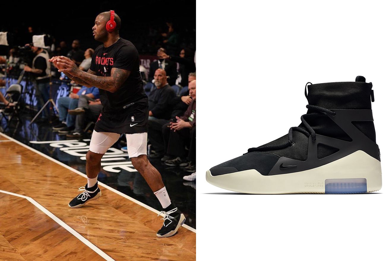 Nate Robinson wearing Nike Air Yeezy 2- Black/Solar Red