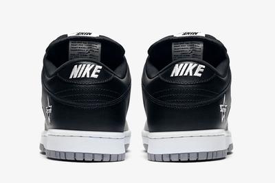 Supreme Nike Sb Dunk Low Metallic Silver Ck3480 001 2019 Release Date 5 Heel