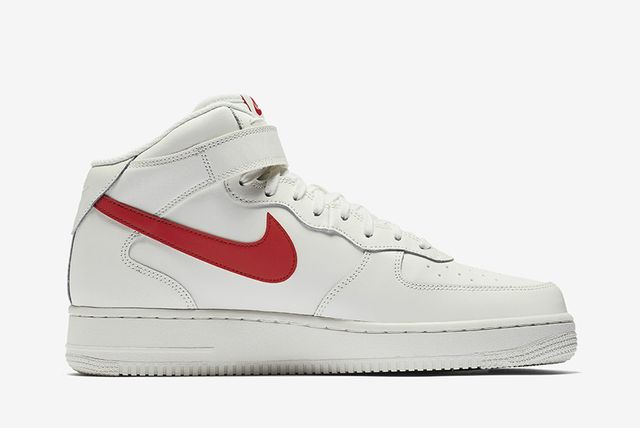 Nike Air Force 1 Mid 07 (Sail/University Red) - Sneaker Freaker