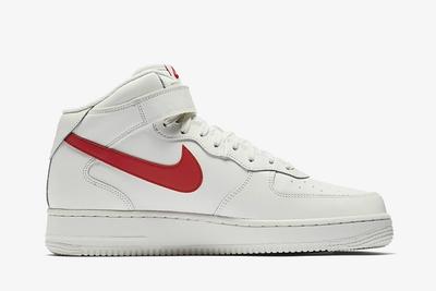 Nike Air Force 1 Mid 07 Sail University Red 4