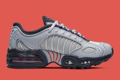 Nike Air Max Tailwind 4 Gs Grey Blue Orange Lateral Inside