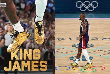 LeBron James Secures Olympic MVP in Golden Nike LeBron 22 PE