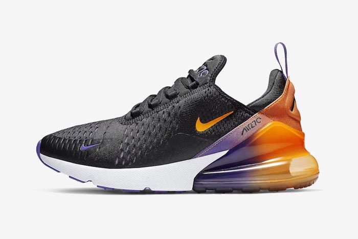 purple and yellow air max 270