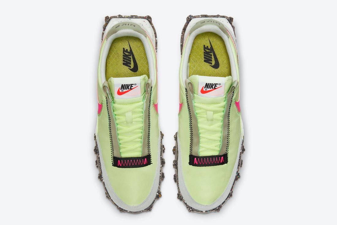 Nike Waffle Racer Crater 'Barely Volt/Pink Blast'