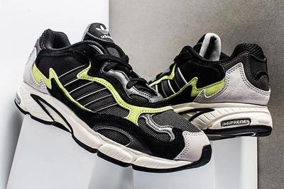 Adidas Temper Run Black Grey Neon 2