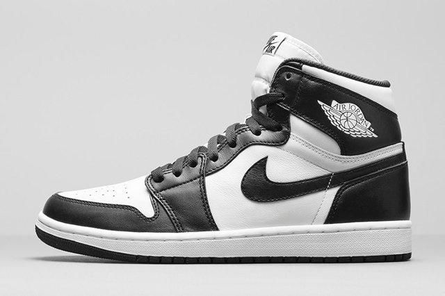 Air Jordan 1 Black White Bump 4
