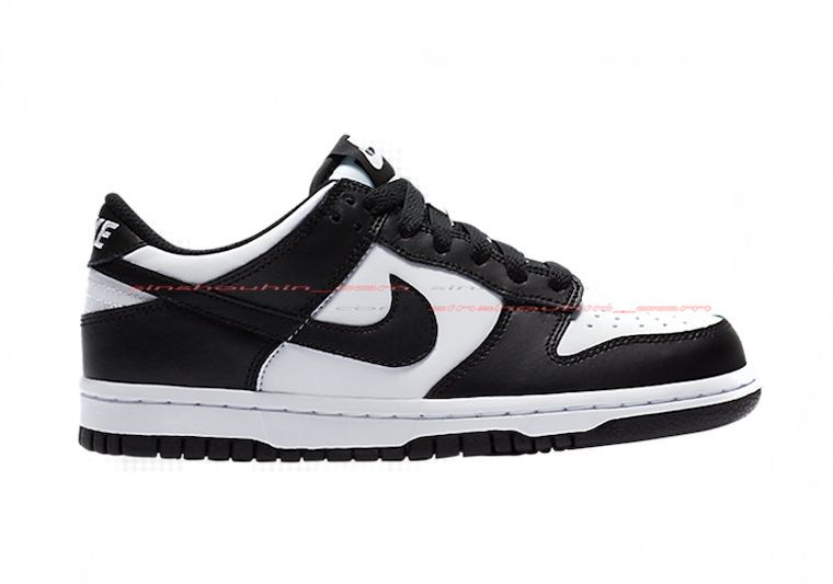 Nike Dunk Low GS Black White Right