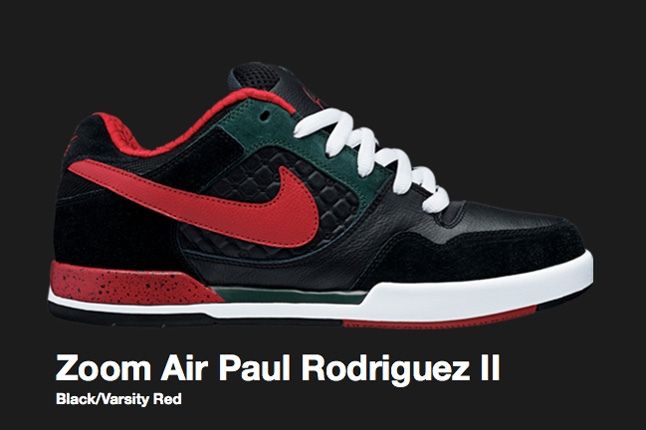 Nike Sb Zoom Air Paul Rodriguez Ii Varsity Red 2008 1