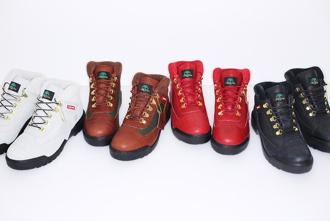 Supreme X Timberland 2016 Fall/Winter Field Boot Collection - Releases