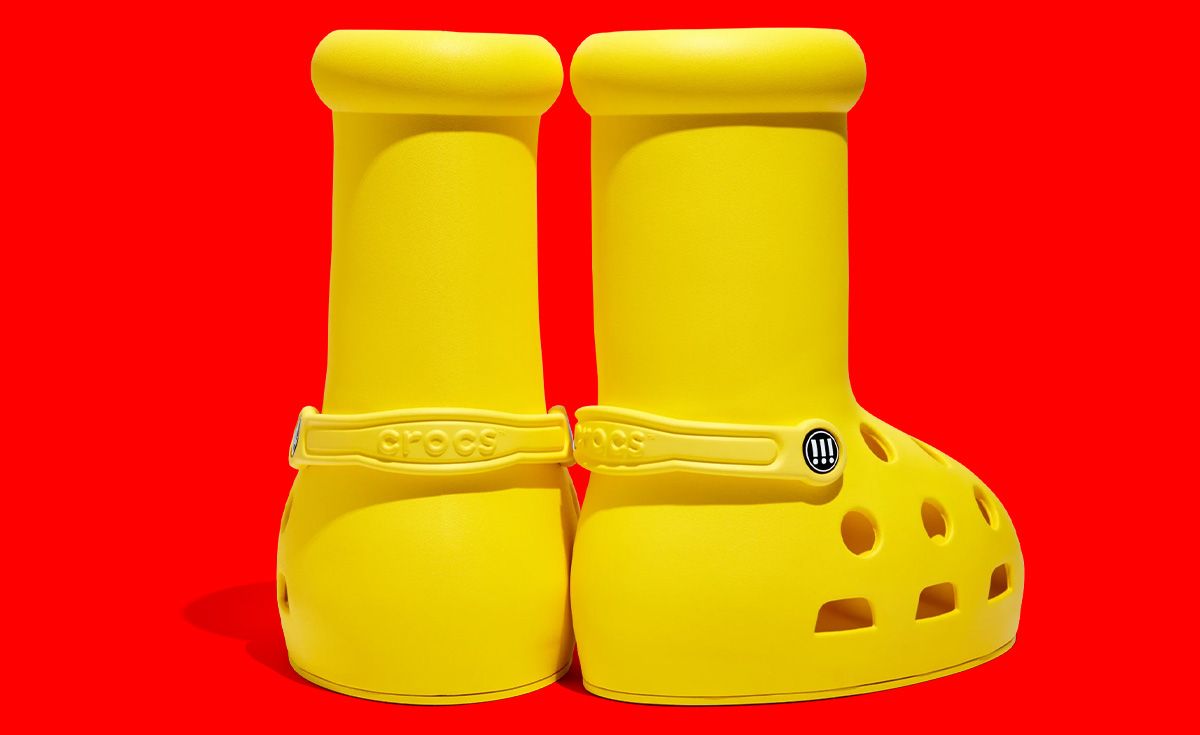 靴 MSCHF X CROCS BIG RED BOOT (YELLOW) 24cm MSCHF x Crocs Big Red Boot (Yellow) Men's - MSCHF010-Y - US