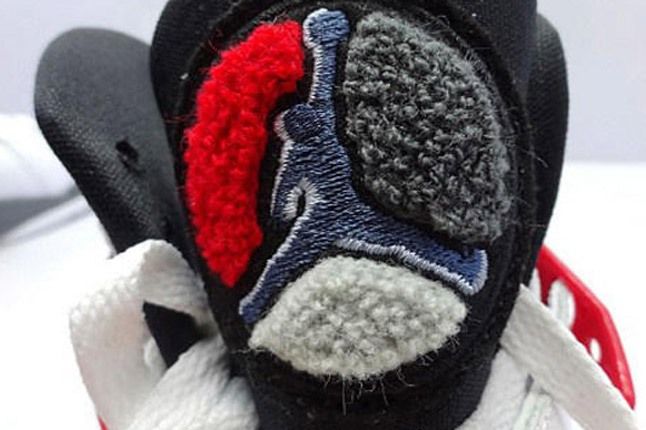 jordans with fuzzy logo