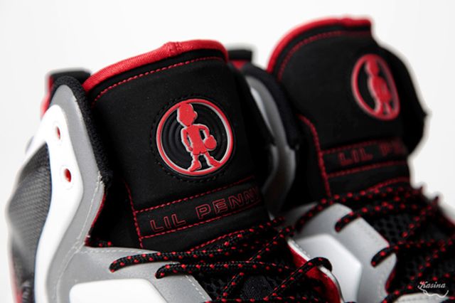 Lil Penny Posite Reflective Slvr Red Tongue