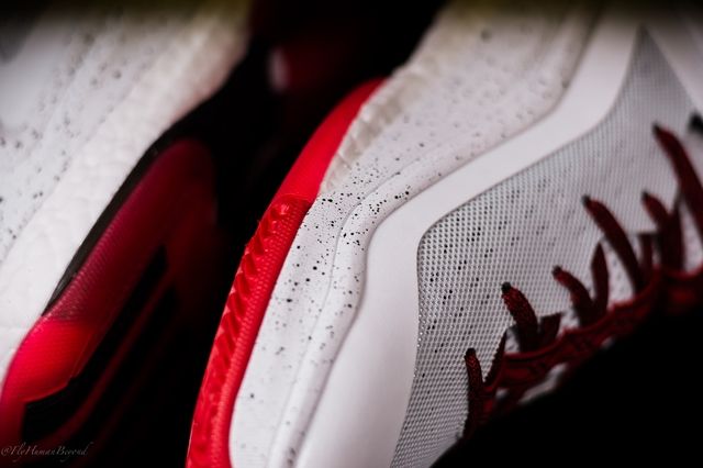Adidas D Rose 5 Boost White Red 2