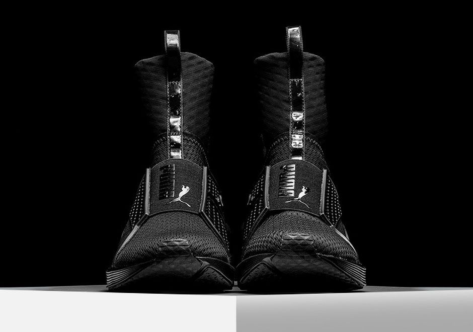 【未使用】THE BLACK LABEL PUMA/Fenty Rihanna Puma Fenty Rihanna Creeper Patent Triple Black Shoes Womens