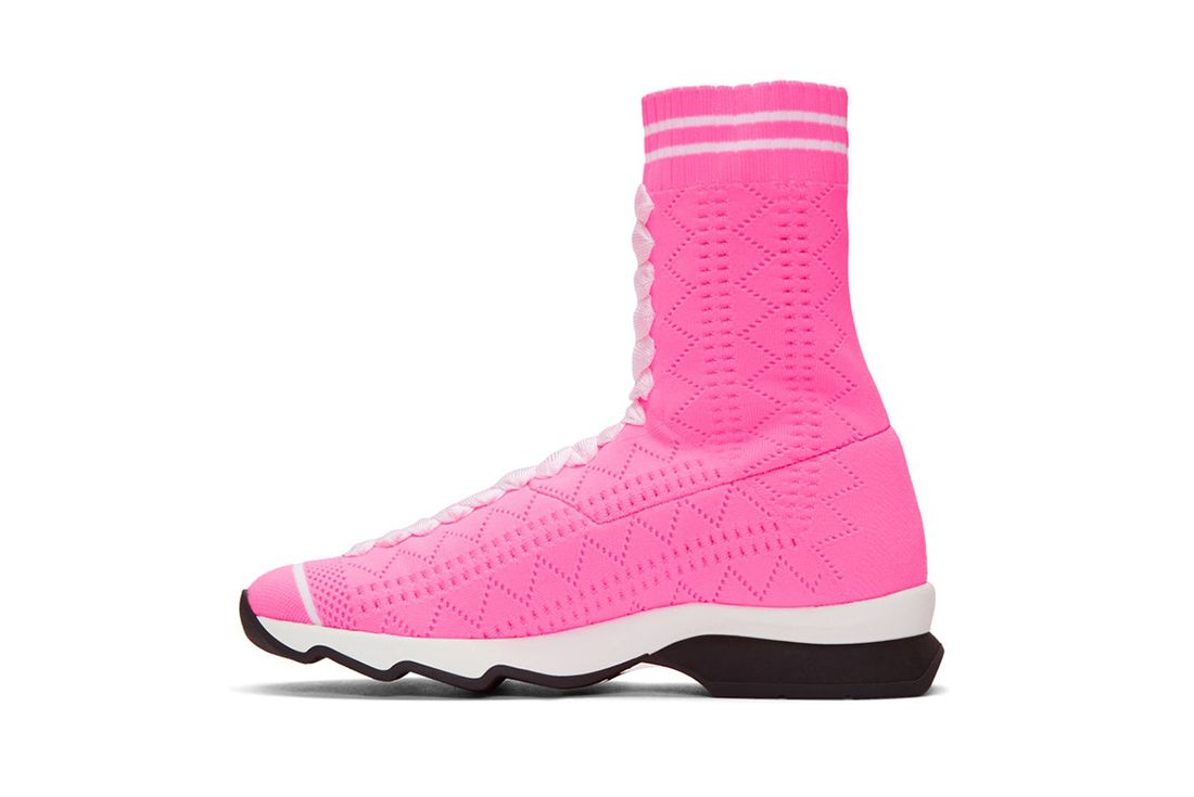 Fendi Pink Sock Sneaker Freaker 4