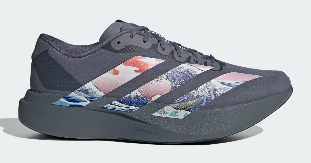 The adidas Adizero Evo SL Is Pulled Into 'The Great Wave Off
