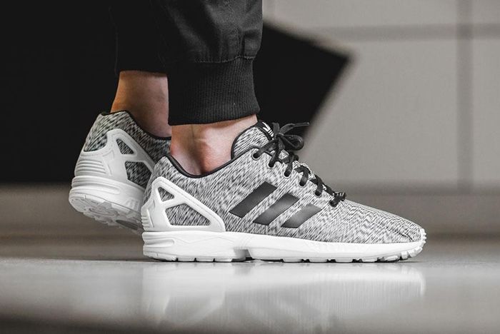 Adidas Zx Flux White Static Print 6